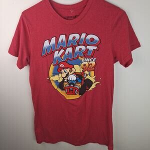 Super Mario Mario Kart Since 92' Short Sleeve Graphic T-Shirt Men's Size Small